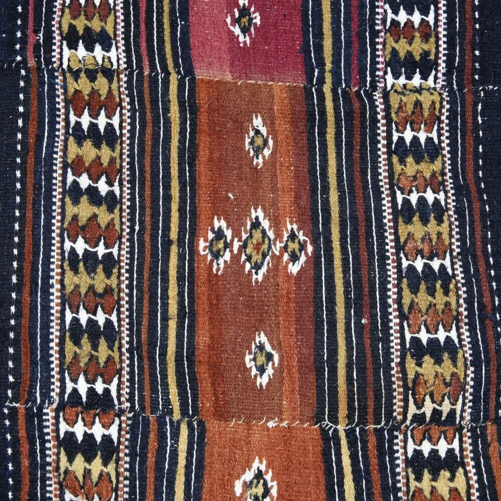 Rare Early 20th Century Khasa Arkilla Kerka Hand Woven Bridal Blanket Ma…